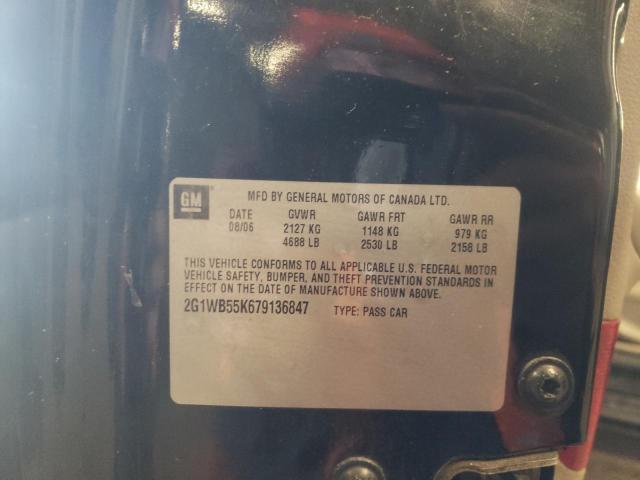 Photo 10 from auction – 2007 CHEVROLET IMPALA LS with VIN 2G1WB55K679136847