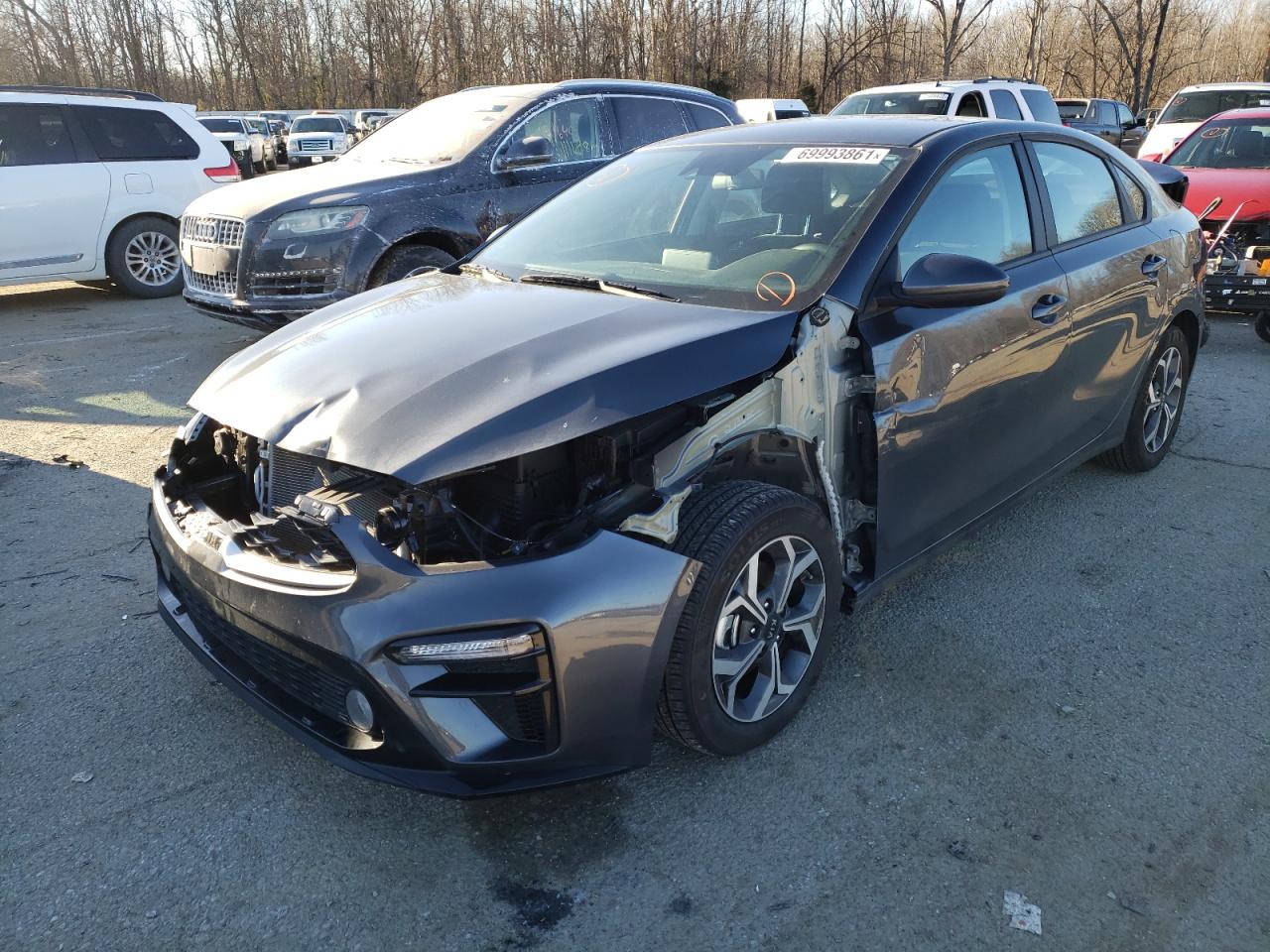 Photo 2 from auction – 2021 KIA FORTE FE with VIN 3KPF24AD1ME347900