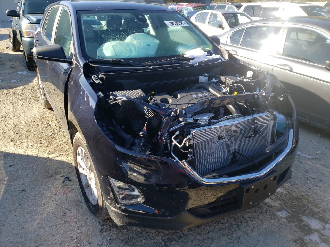 CHEVROLET EQUINOX LS 2021 with VIN 3GNAXSEV1MS140113 - Photo from auction