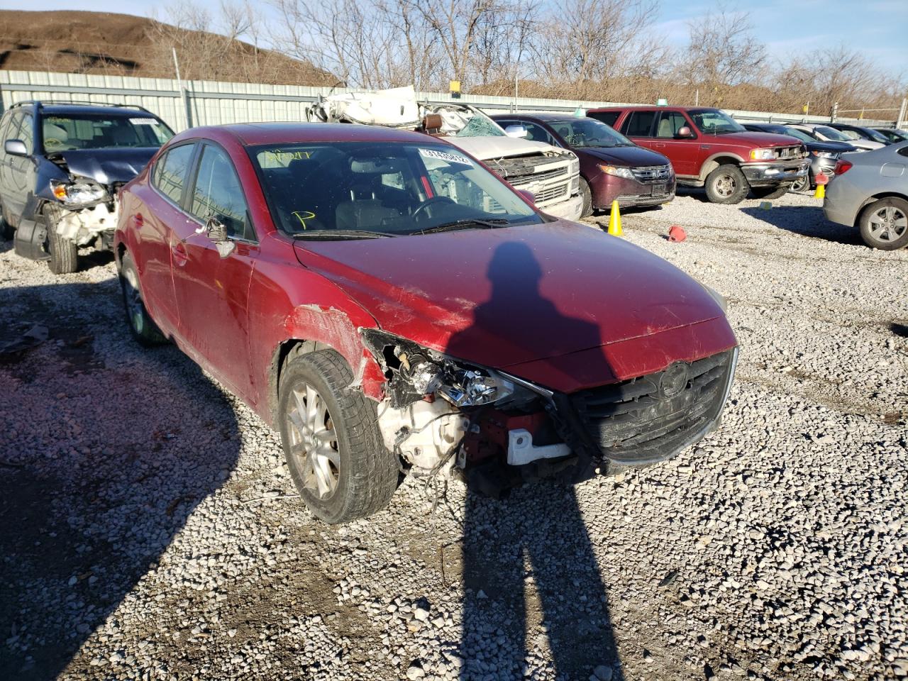 MAZDA 3 TOURING 2014 with VIN JM1BM1V76E1149247 - Photo from auction
