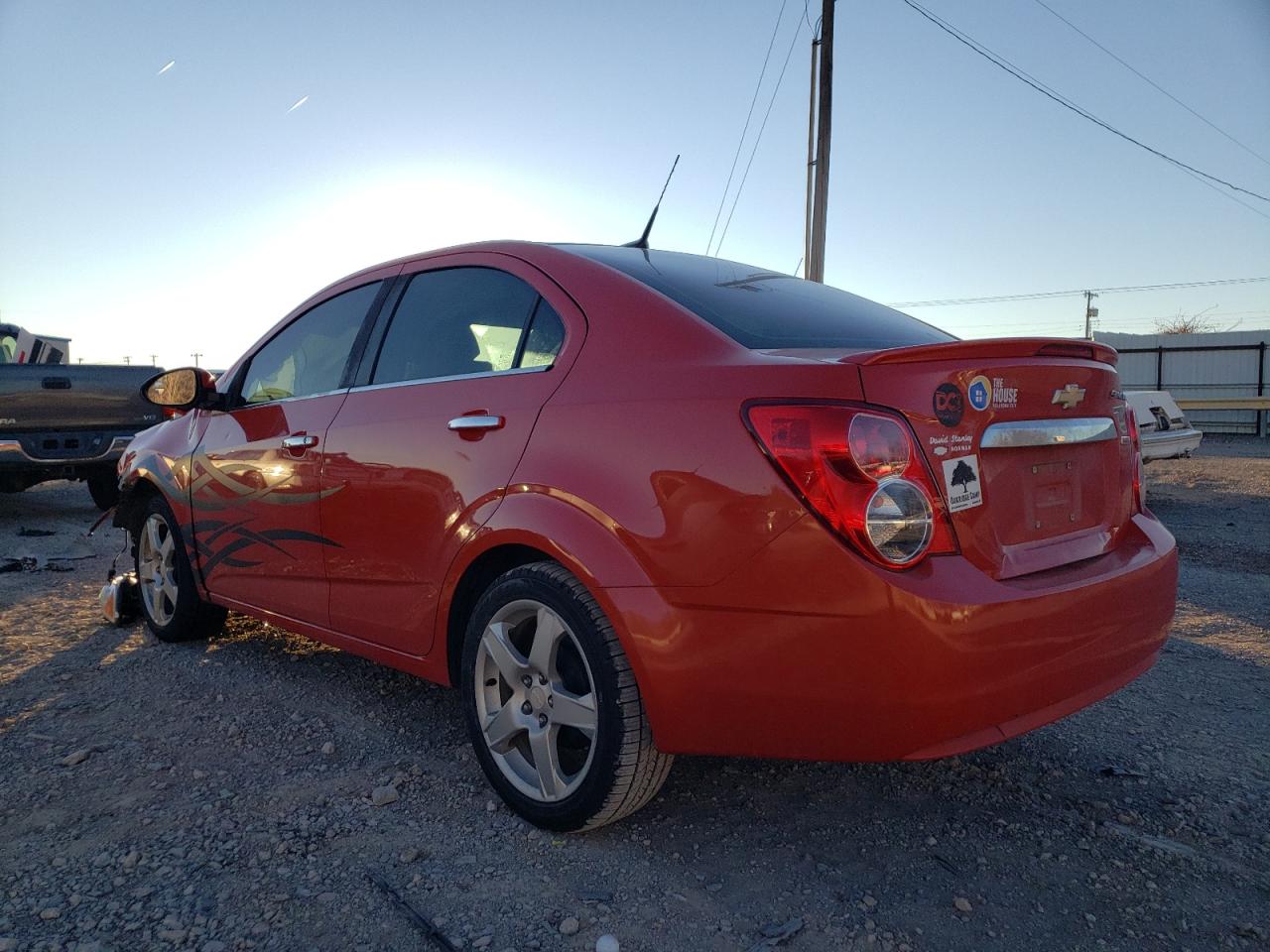 Photo 3 from auction – 2013 CHEVROLET SONIC LTZ with VIN 1G1JE5SB4D4127360