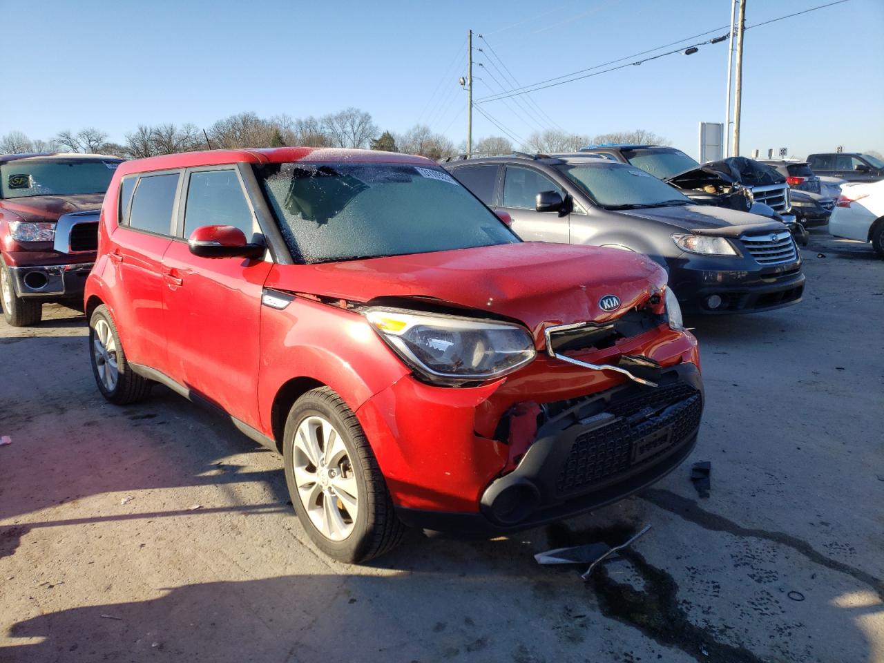 KIA SOUL + 2014 with VIN KNDJP3A54E7727880 - Photo from auction