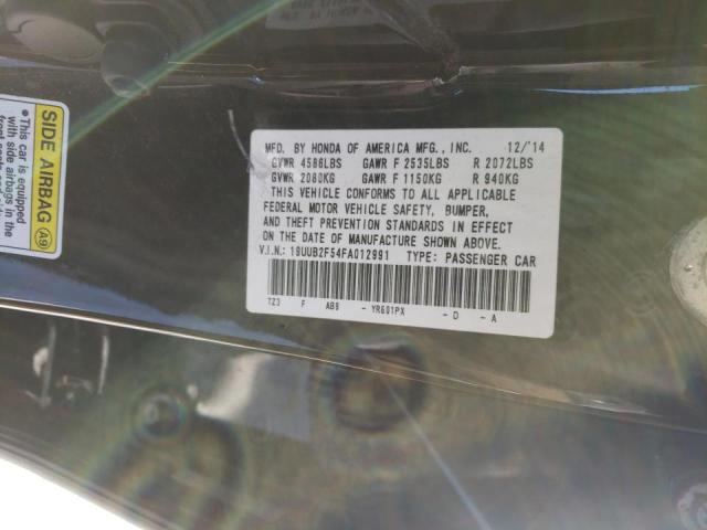 Photo 10 from auction – 2015 ACURA TLX TECH with VIN 19UUB2F54FA012991
