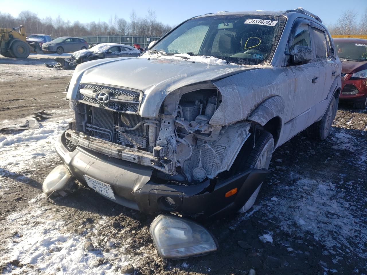 Photo 2 from auction – 2007 HYUNDAI TUCSON SE with VIN KM8JN72D47U616006