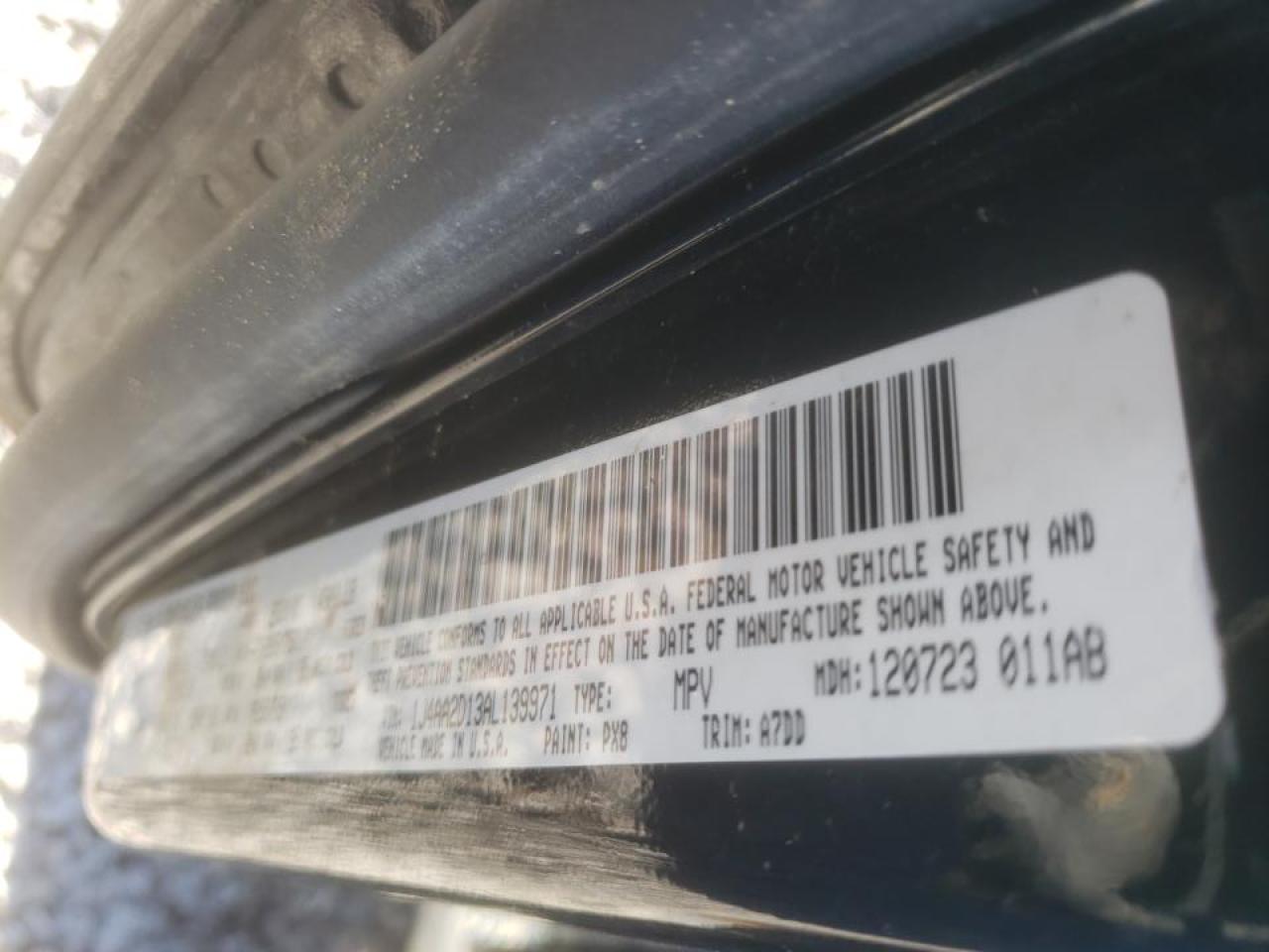 Photo 10 from auction – 2010 JEEP WRANGLER S with VIN 1J4AA2D13AL139971