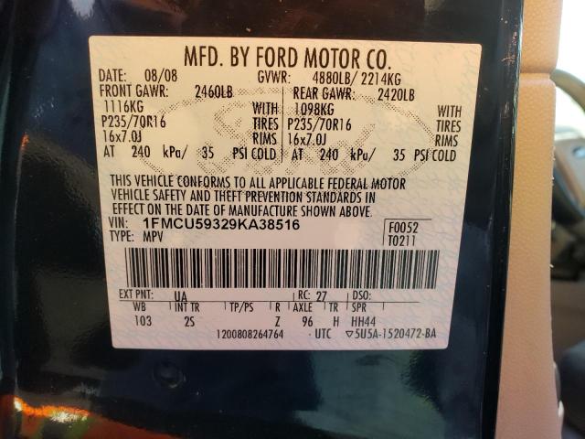 Photo 10 from auction – 2009 FORD ESCAPE HYB with VIN 1FMCU59329KA38516