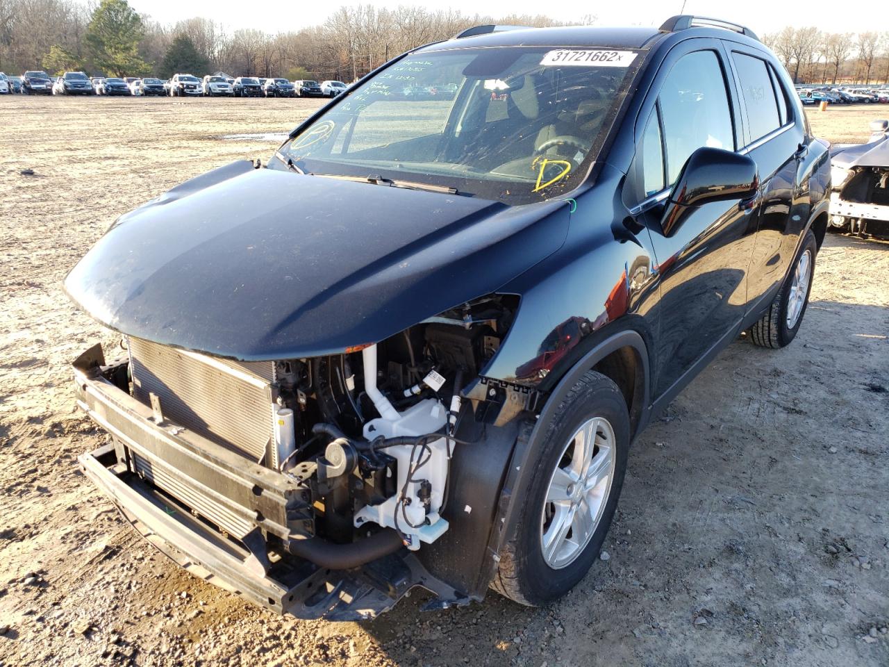Photo 2 from auction – 2020 CHEVROLET TRAX 1LT with VIN 3GNCJLSB8LL213383