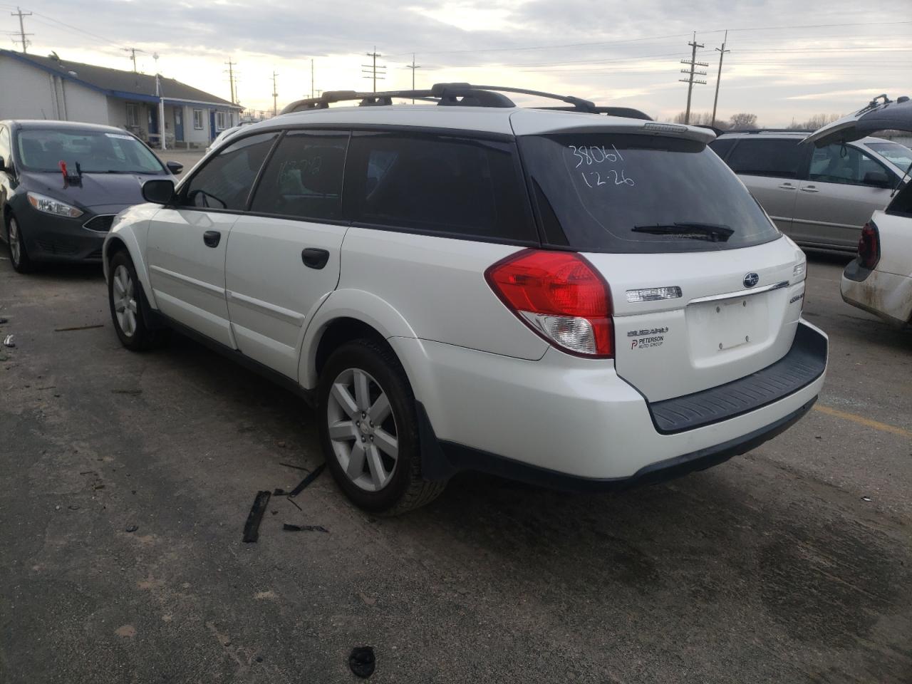 Photo 3 from auction – 2009 SUBARU OUTBACK 2. with VIN 4S4BP61C097328082