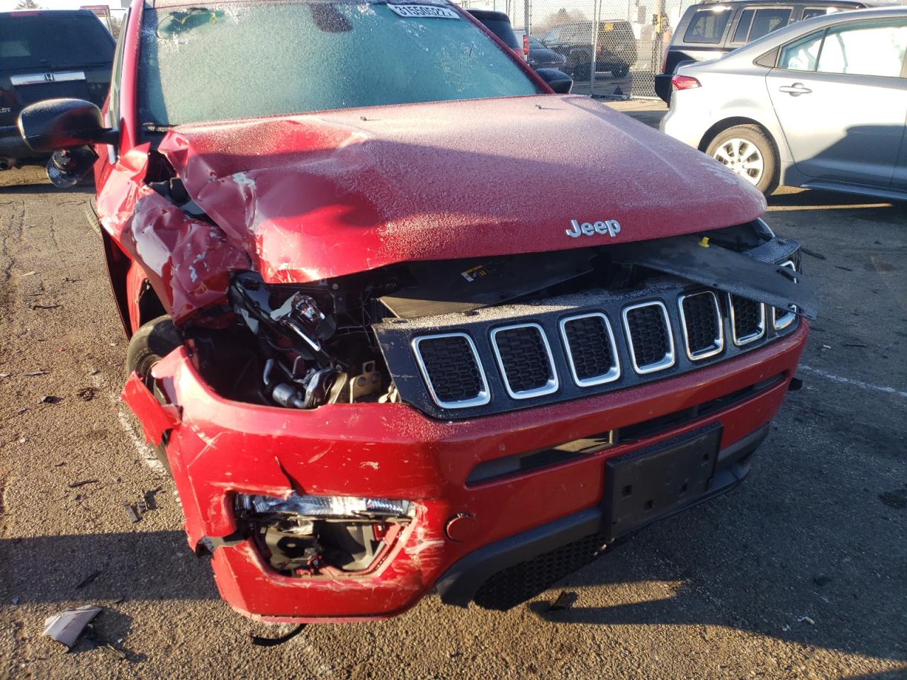 Photo 9 from auction – 2018 JEEP COMPASS SP with VIN 3C4NJCAB9JT411910