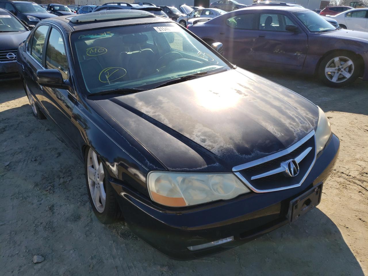 ACURA 3.2TL TYPE 2002 with VIN 19UUA56822A054813 - Photo from auction