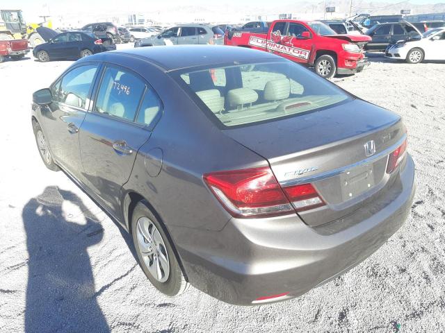 Photo 5 from auction – 2013 HONDA CIVIC LX with VIN 19XFB2F50DE209125