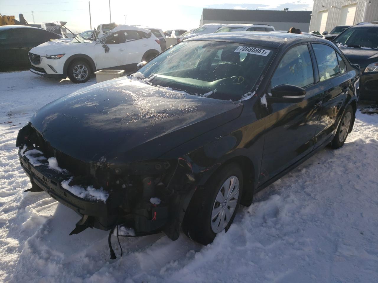 Photo 2 from auction – 2014 VOLKSWAGEN JETTA BASE with VIN 3VW2K7AJ0EM293645