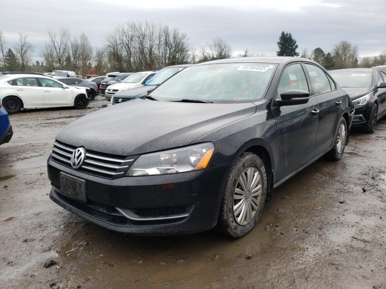 Photo 2 from auction – 2014 VOLKSWAGEN PASSAT S with VIN 1VWAP7A38EC024129