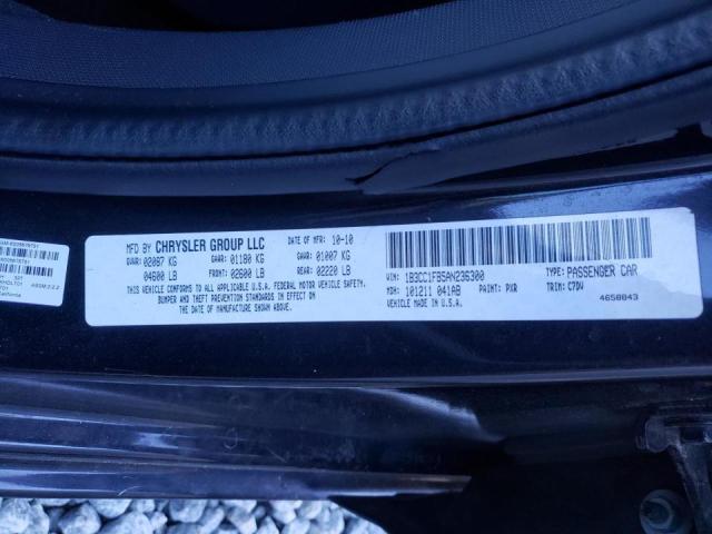 Photo 10 from auction – 2010 DODGE AVENGER EX with VIN 1B3CC1FB5AN236300