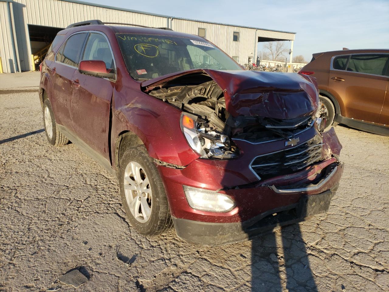 CHEVROLET EQUINOX LT 2017 with VIN 2GNALCEK7H1519481 - Photo from auction