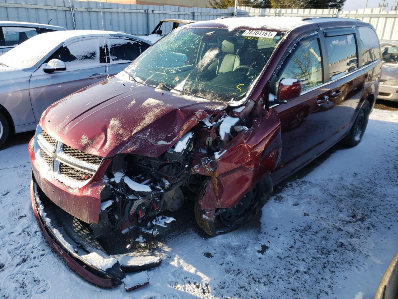 Photo 2 from auction – 2020 DODGE GRAND CARA with VIN 2C4RDGDG8LR258403
