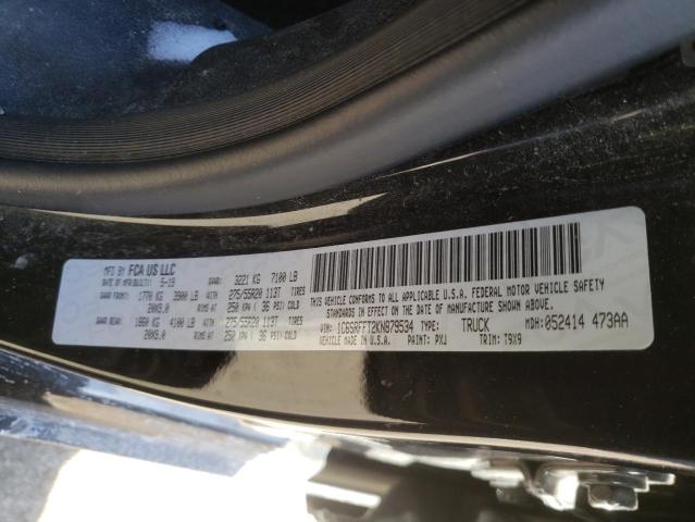 Photo 10 from auction – 2019 RAM 1500 BIG H with VIN 1C6SRFFT2KN879534