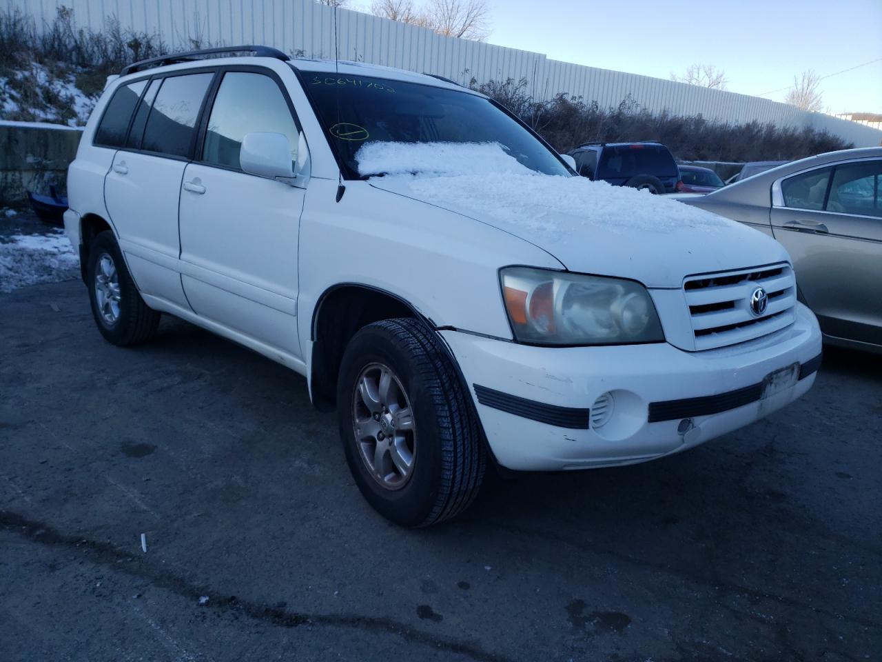 TOYOTA HIGHLANDER 2004 with VIN JTEHD21A140029857 - Photo from auction