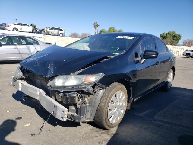 Photo 2 from auction – 2014 HONDA CIVIC LX with VIN 19XFB2F56EE235410