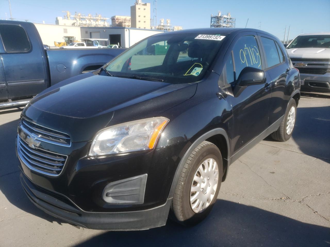 Photo 2 from auction – 2015 CHEVROLET TRAX with VIN KL7CJKSB3FB183344
