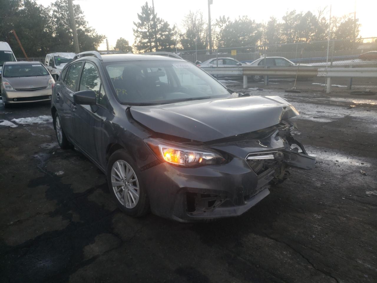 SUBARU IMPREZA PR 2018 with VIN 4S3GTAB64J3724819 - Photo from auction