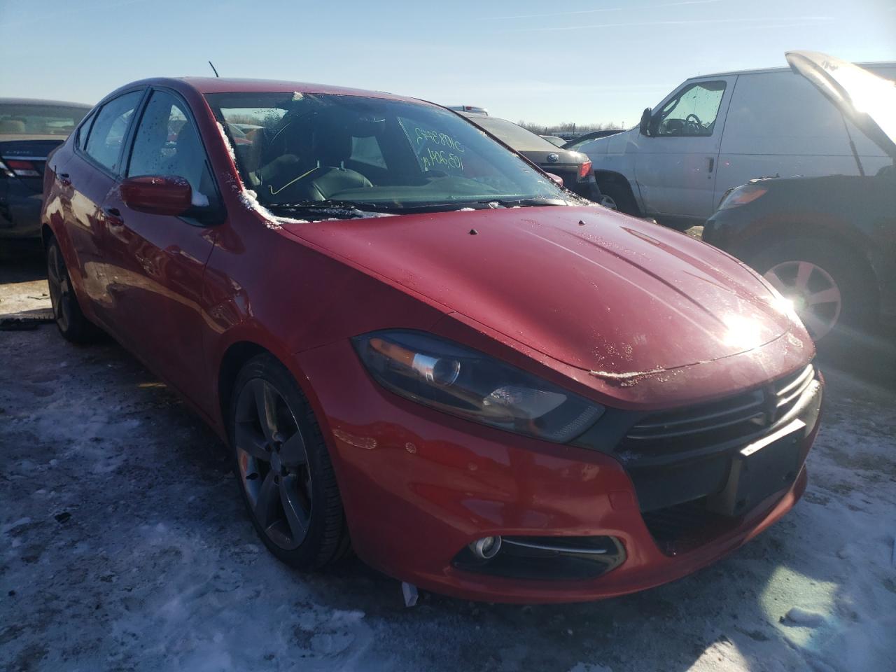 DODGE DART GT 2014 with VIN 1C3CDFEB3ED721173 - Photo from auction