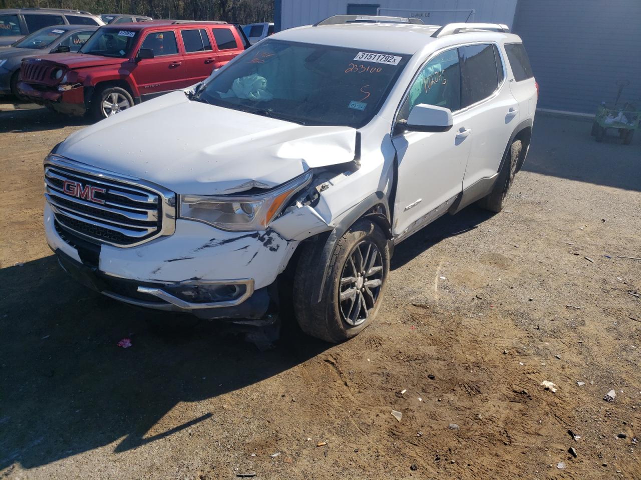 Photo 2 from auction – 2018 GMC ACADIA SLT with VIN 1GKKNMLS5JZ233100