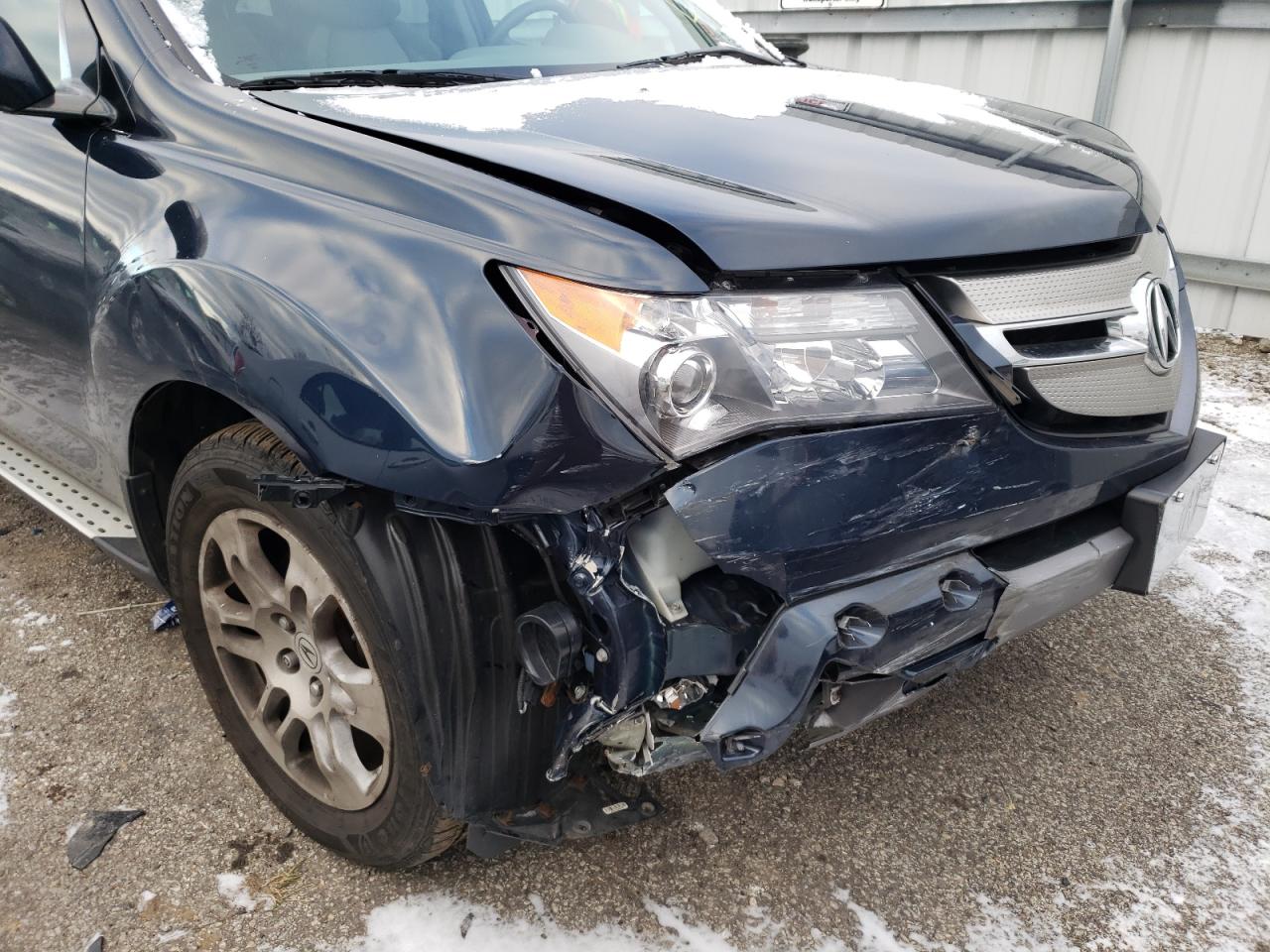 Photo 9 from auction – 2009 ACURA MDX with VIN 2HNYD28229H506781