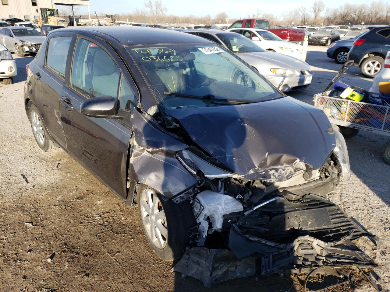 TOYOTA YARIS 2015 with VIN VNKKTUD36FA036622 - Photo from auction