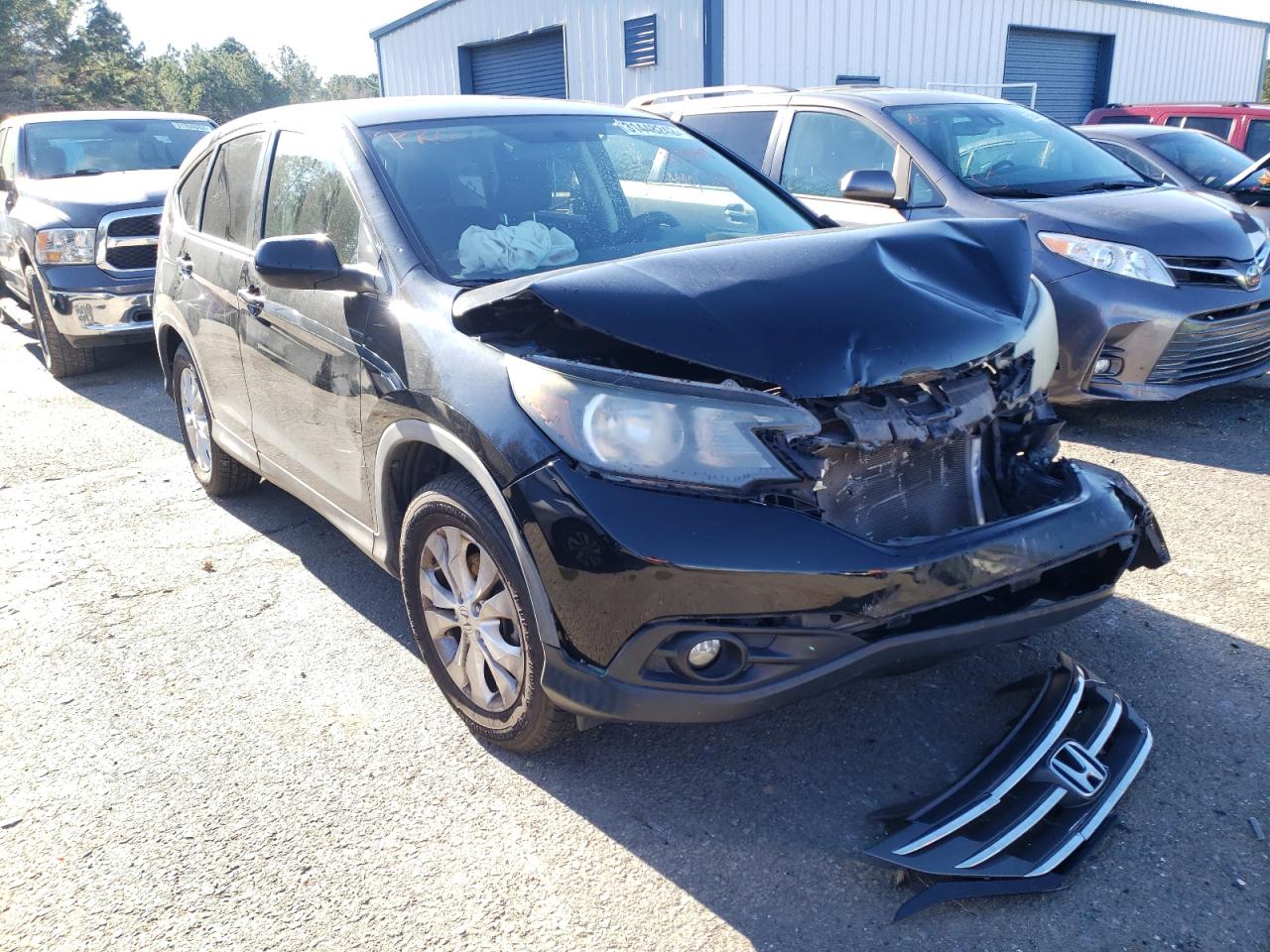HONDA CR-V EX 2012 with VIN JHLRM3H58CC008589 - Photo from auction