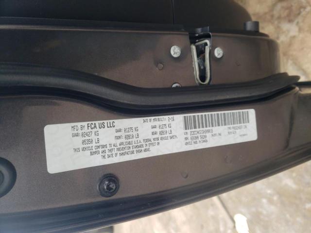 Photo 10 from auction – 2016 CHRYSLER 300C with VIN 2C3CCAKG1GH209018