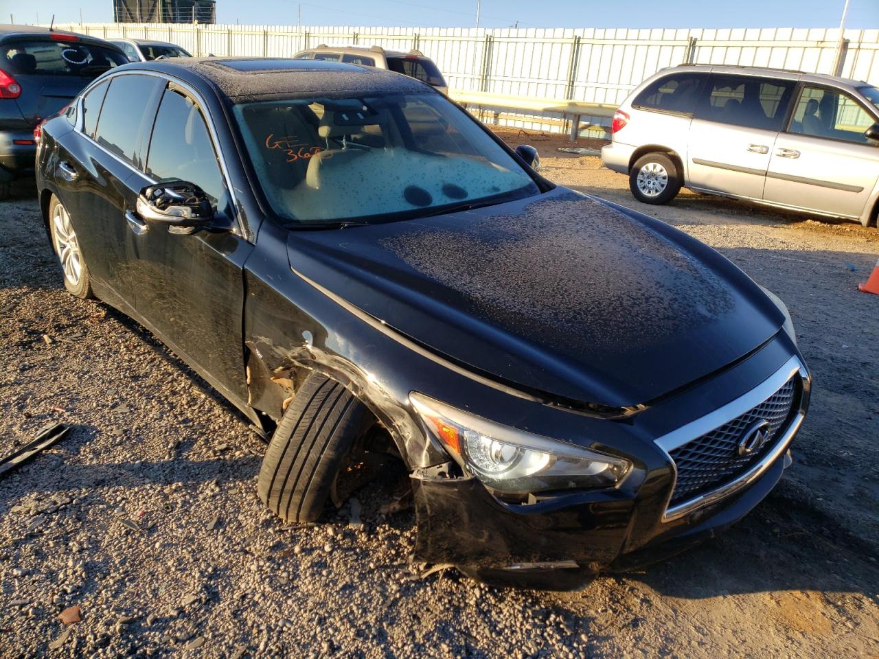 Photo 1 from auction – 2014 INFINITI Q50 BASE with VIN JN1BV7ARXEM706816