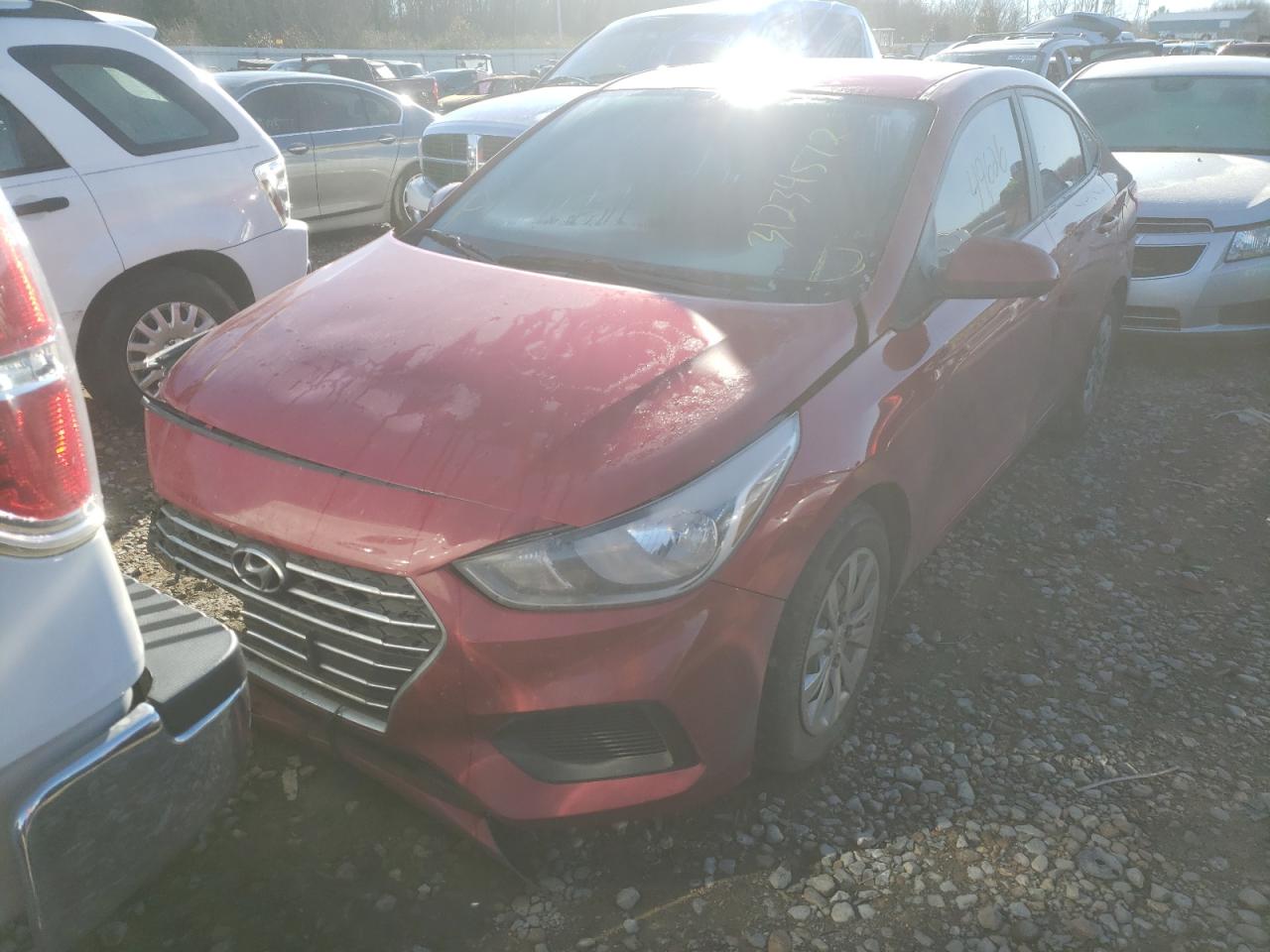 Photo 2 from auction – 2021 HYUNDAI ACCENT SE with VIN 3KPC24A67ME136768