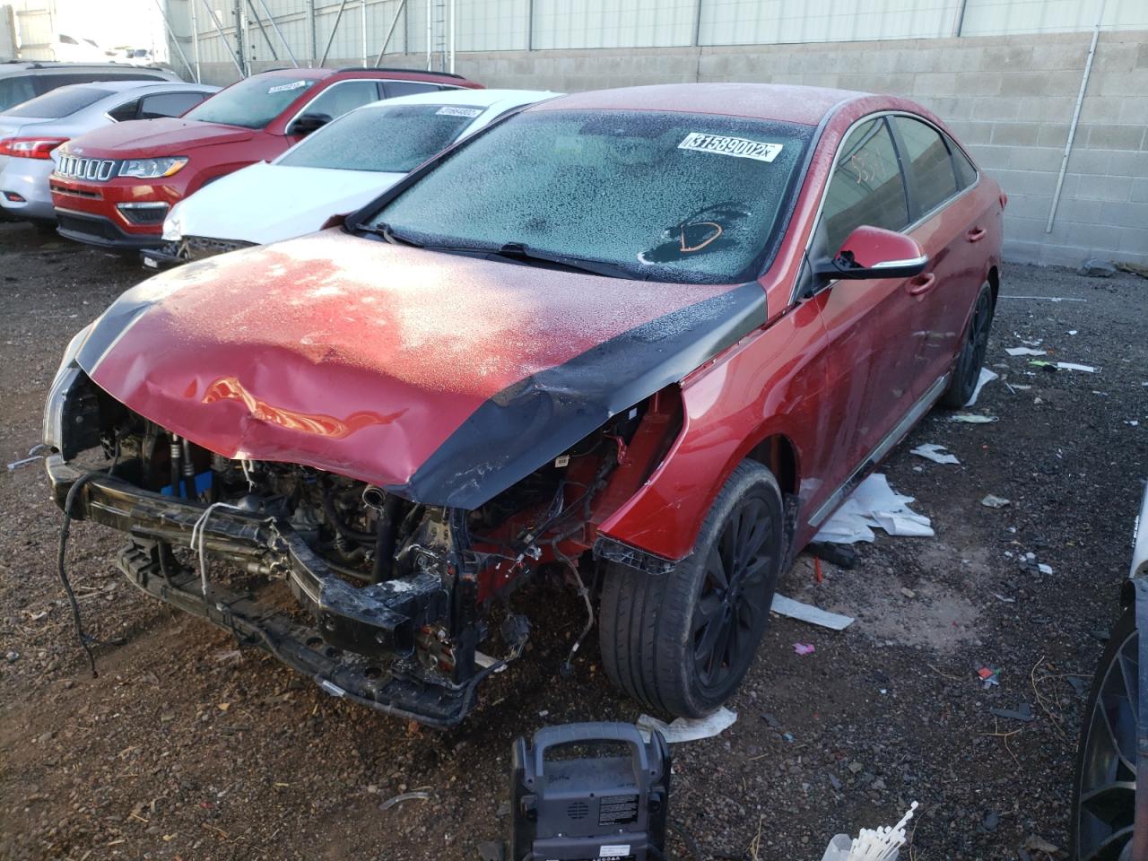 Photo 2 from auction – 2017 HYUNDAI SONATA SPO with VIN 5NPE34AF3HH474028