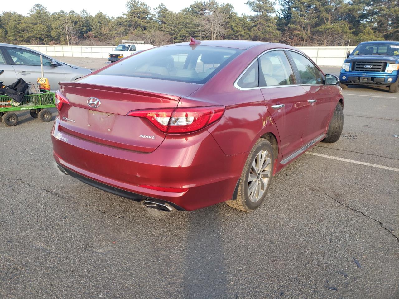 Photo 4 from auction – 2016 HYUNDAI SONATA SPO with VIN 5NPE34AF6GH325112