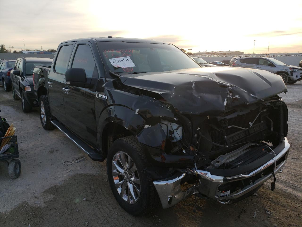 FORD F150 SUPER 2016 with VIN 1FTEW1EP5GKE31707 - Photo from auction