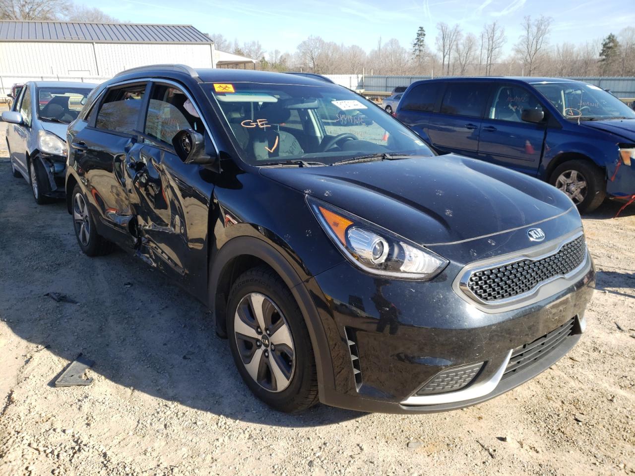 KIA NIRO FE 2017 with VIN KNDCB3LC6H5049359 - Photo from auction