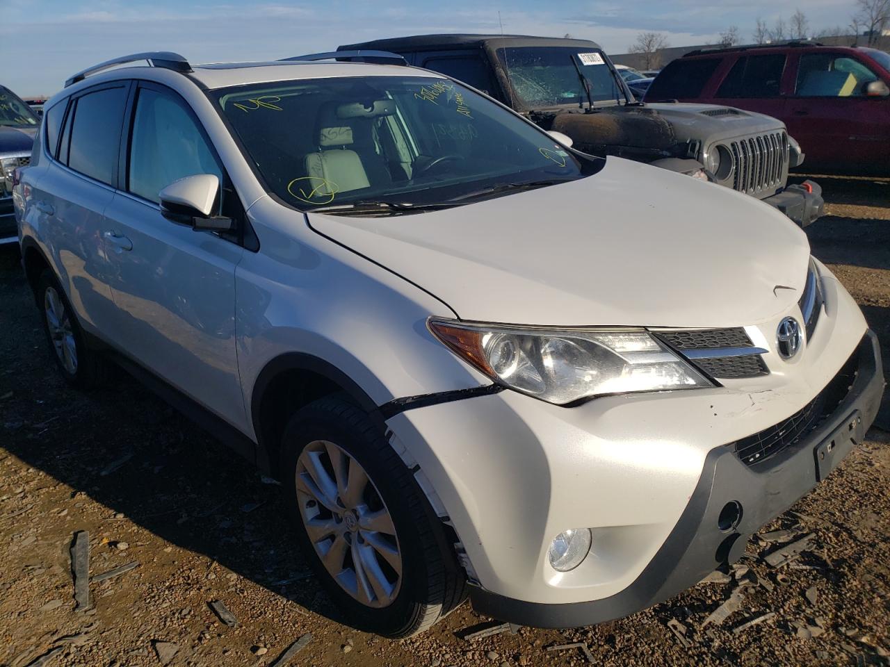 TOYOTA RAV4 LIMIT 2013 with VIN 2T3YFREVXDW057642 - Photo from auction