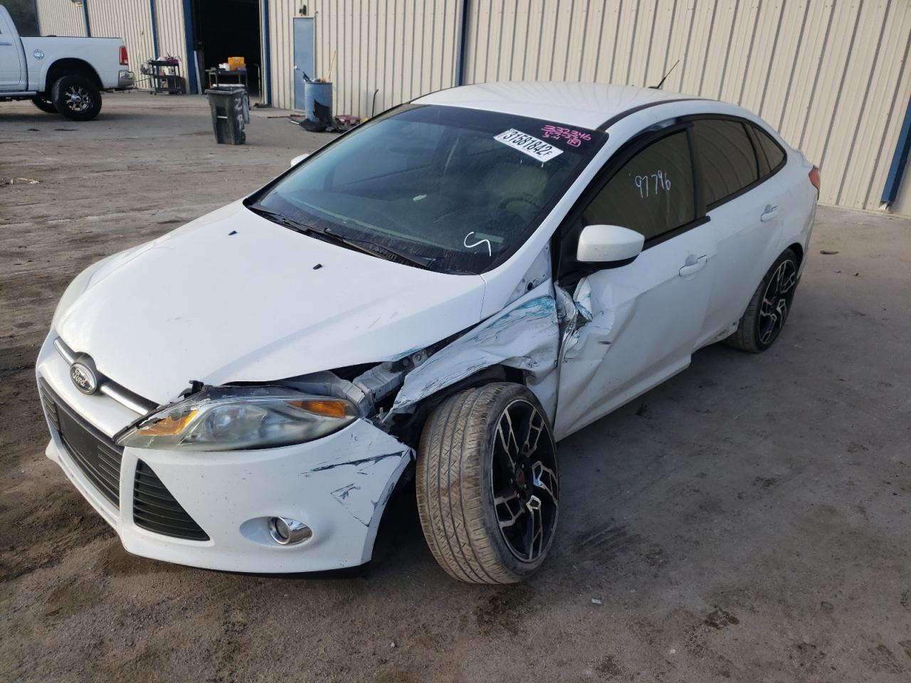 Photo 9 from auction – 2012 FORD FOCUS SE with VIN 1FAHP3F28CL367634