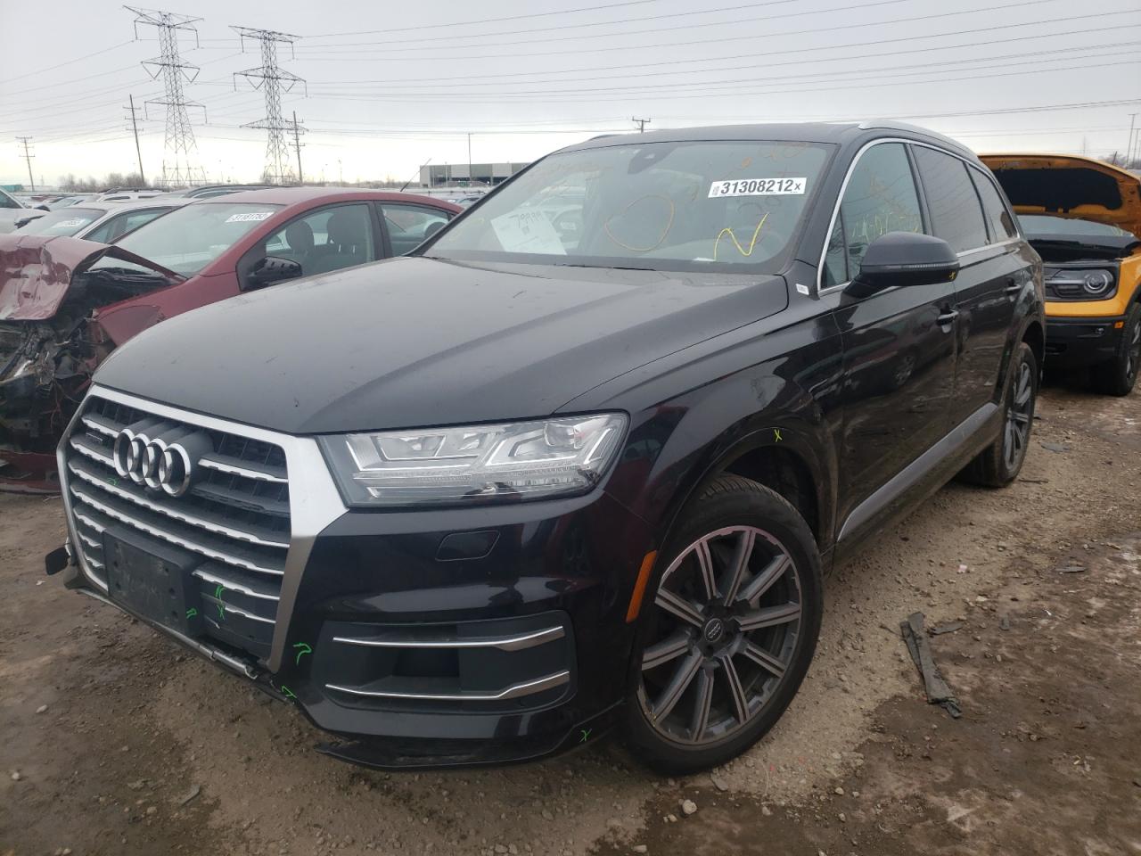 Photo 2 from auction – 2017 AUDI Q7 PREMIUM with VIN WA1LAAF78HD009595