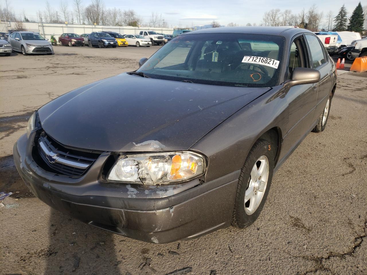 Photo 2 from auction – 2003 CHEVROLET IMPALA with VIN 2G1WF52E839426620