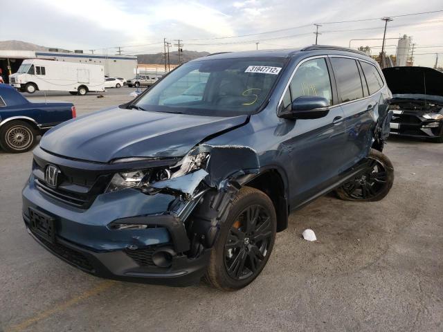 Photo 2 from auction – 2022 HONDA PILOT SE with VIN 5FNYF6H26NB010907