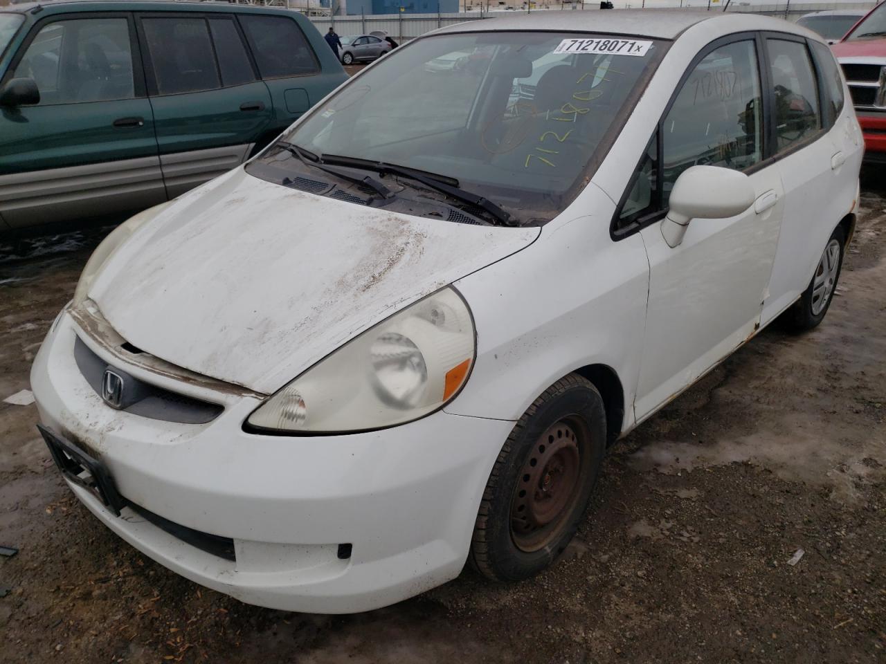 Photo 2 from auction – 2007 HONDA FIT with VIN JHMGD38447S030708