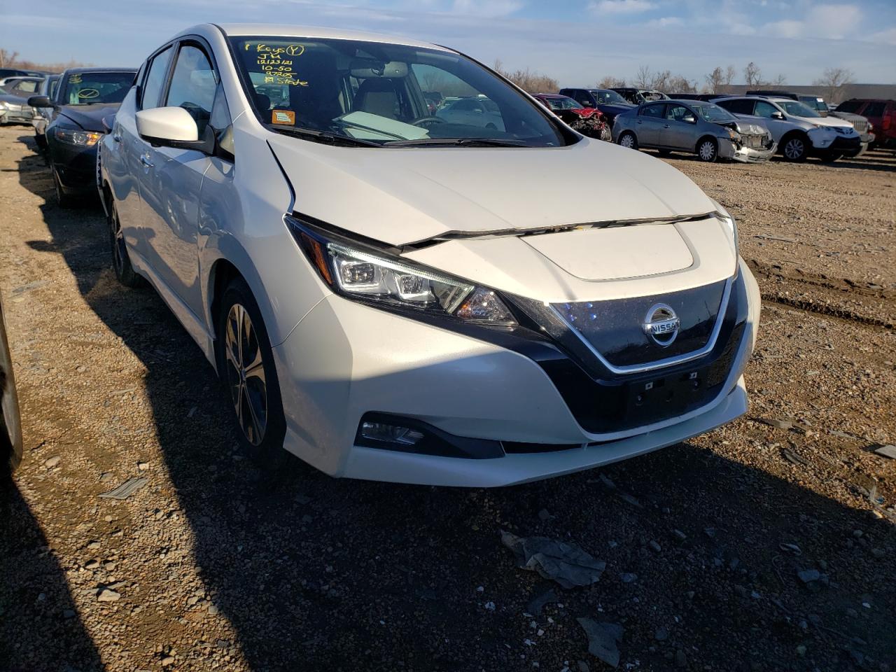 Photo 1 from auction – 2020 NISSAN LEAF SV with VIN 1N4AZ1CP2LC302536
