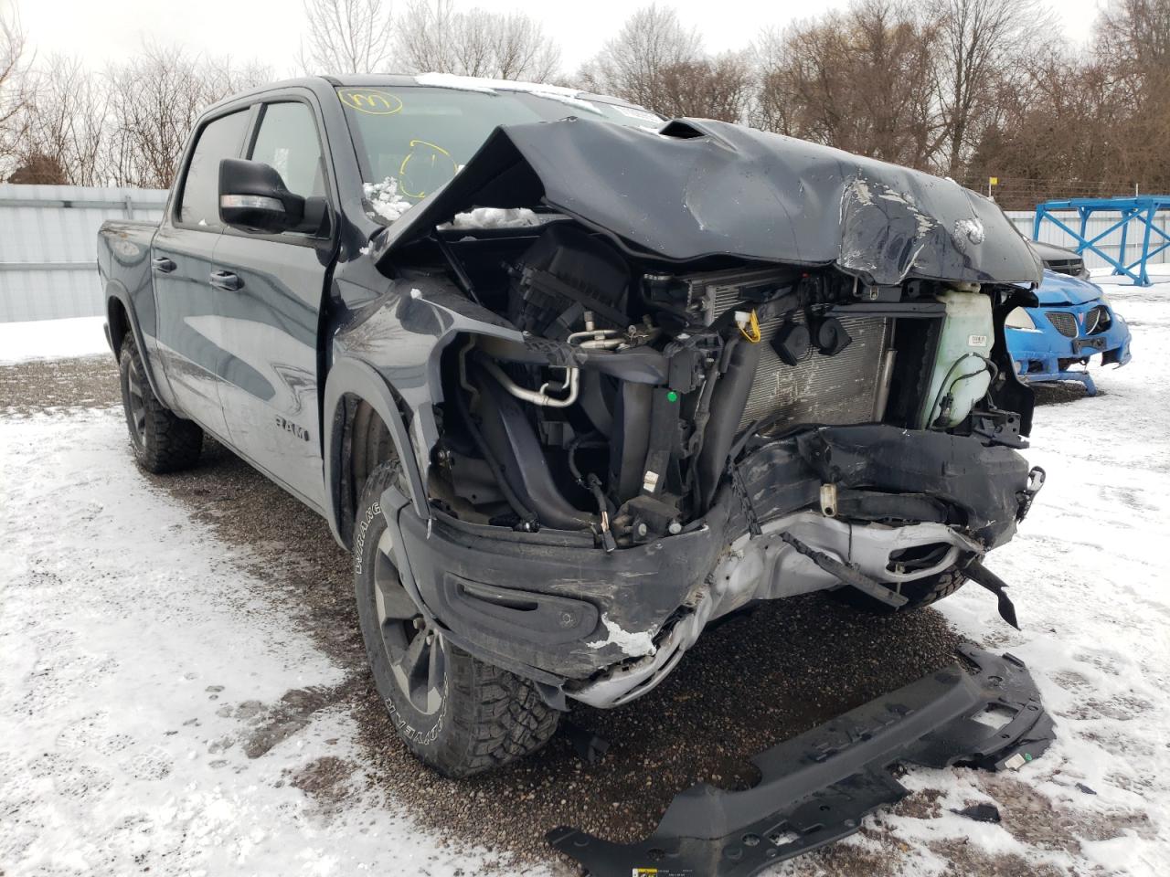 RAM 1500 REBEL 2019 with VIN 1C6SRFLTXKN864333 - Photo from auction