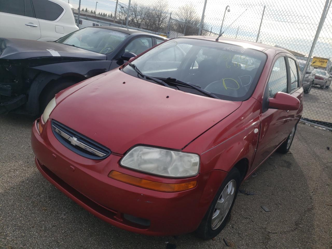 Photo 2 from auction – 2008 CHEVROLET AVEO BASE with VIN KL1TD666X8B097926