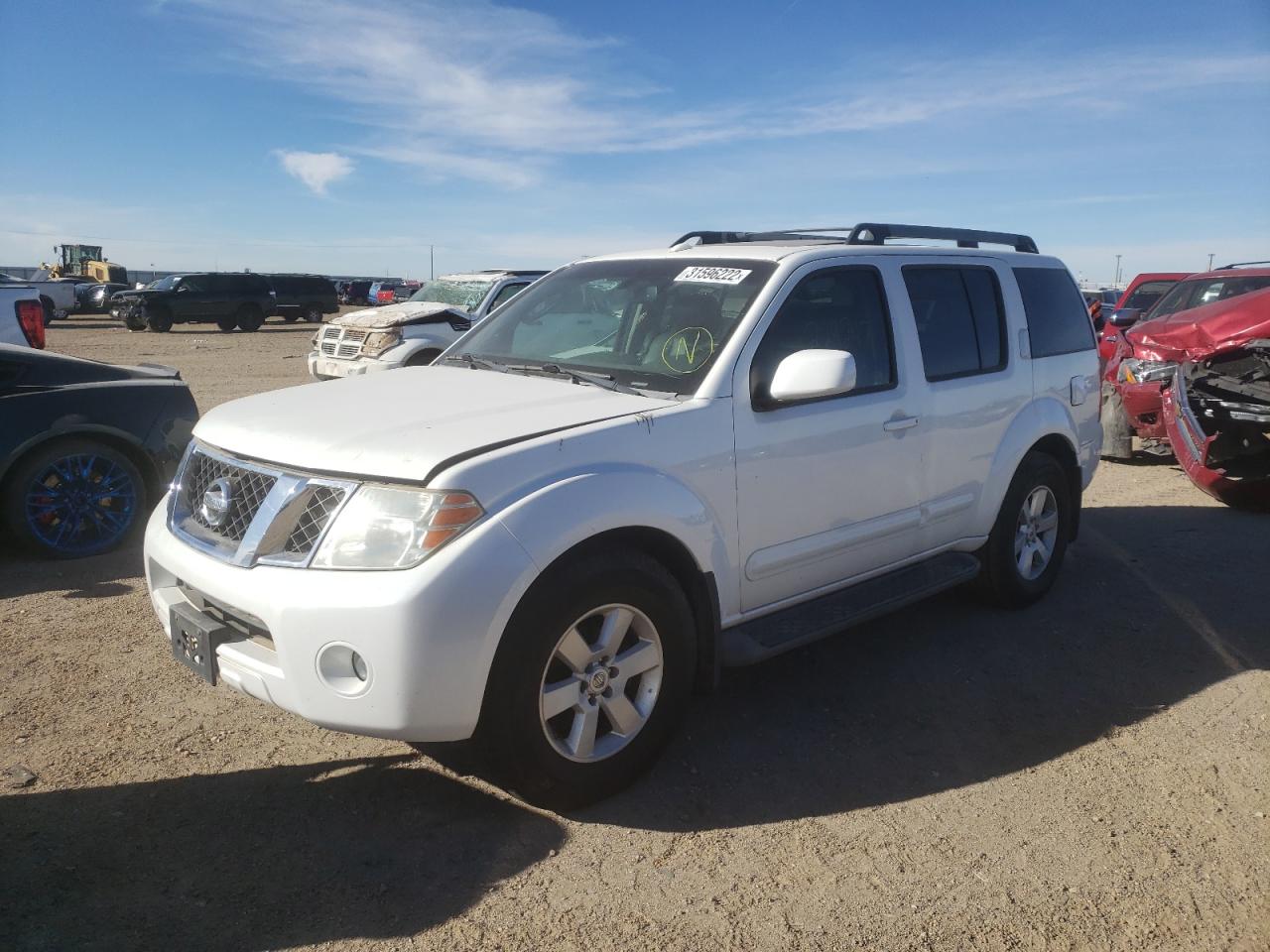 Photo 2 from auction – 2008 NISSAN PATHFINDER with VIN 5N1AR18U78C626741