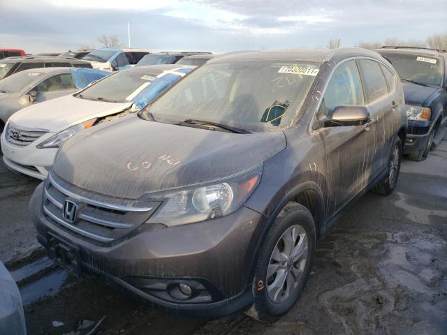 Photo 2 from auction – 2014 HONDA CR-V EXL with VIN 2HKRM4H79EH667177
