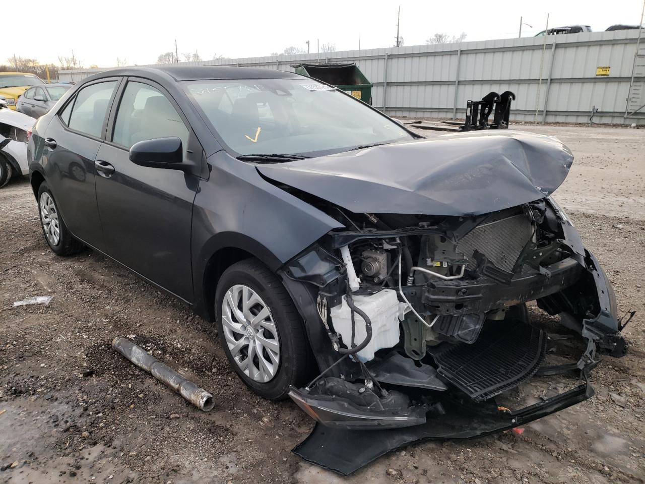 TOYOTA COROLLA L 2019 with VIN 5YFBURHE2KP902336 - Photo from auction