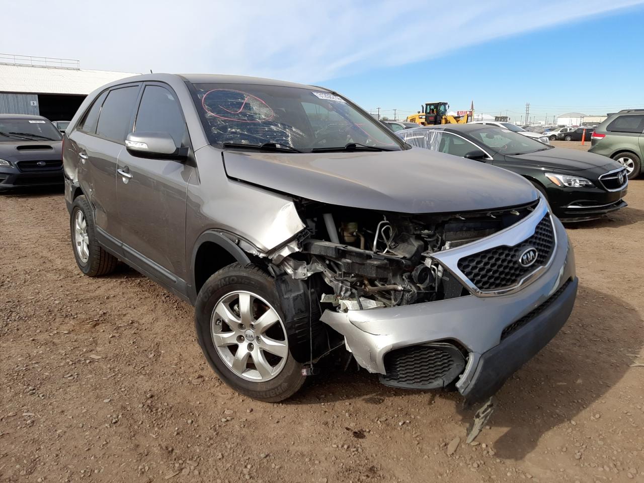 KIA SORENTO BA 2012 with VIN 5XYKT3A11CG282284 - Photo from auction